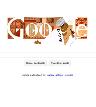 Doodle para la Mamá de África: Miriam Makeba, icono contra el racismo