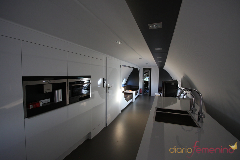 Vliegtuigsuite, cocina