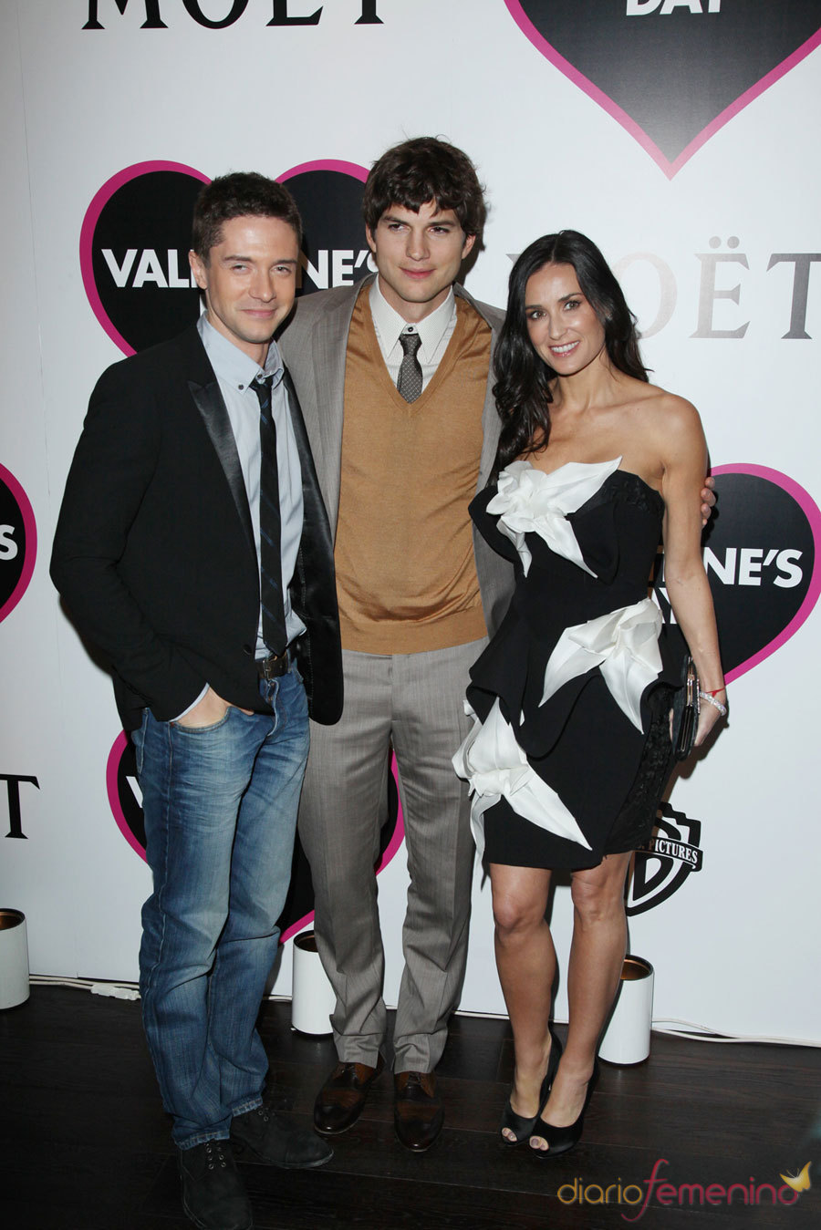 Ashton Kutcher y Demi Moore