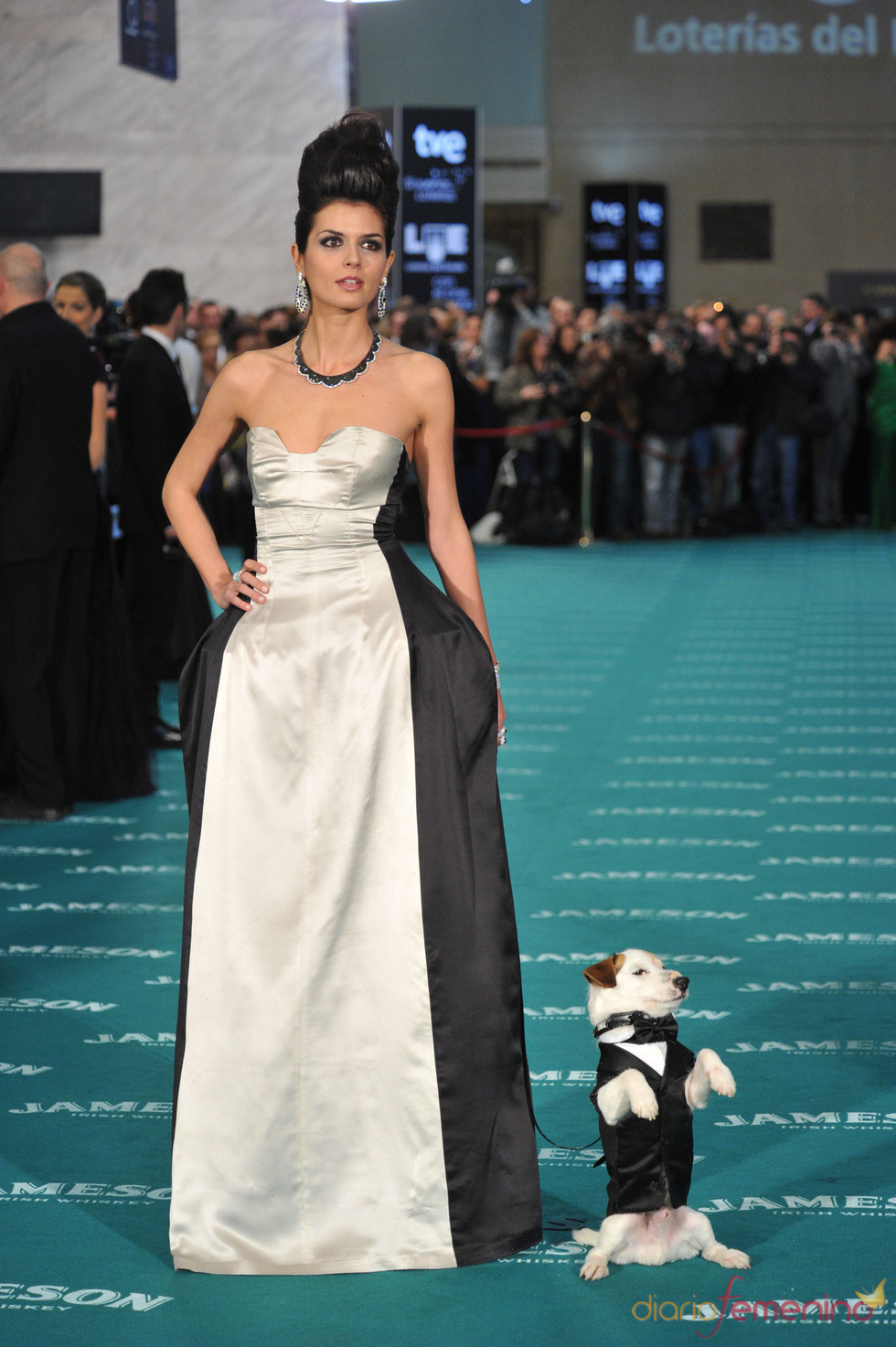 María Reyes en los Goya 2010 María Reyes en los Goya 2010