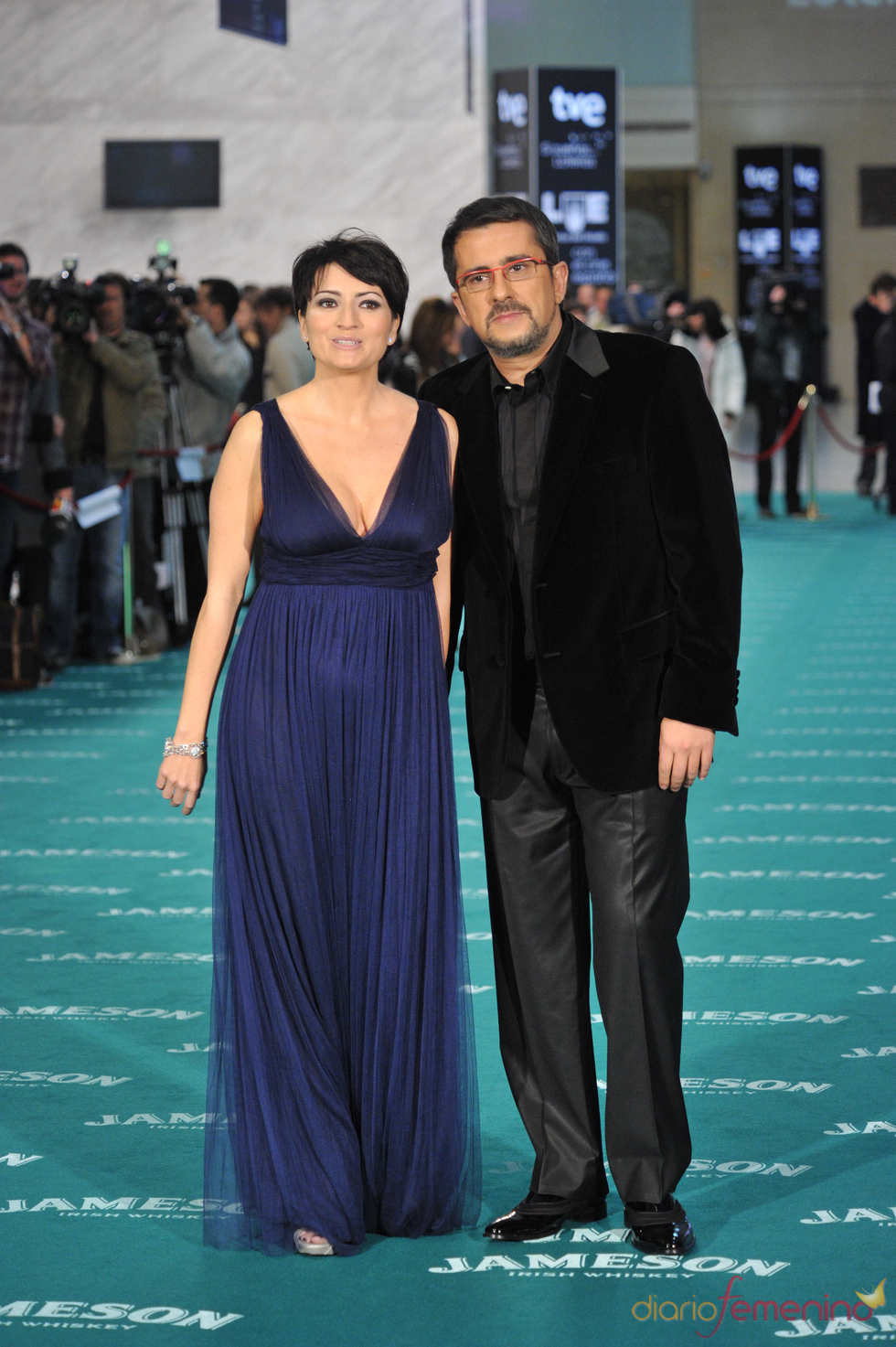 Silvia Abril y Andreu Buenafuente en los Goya 2010