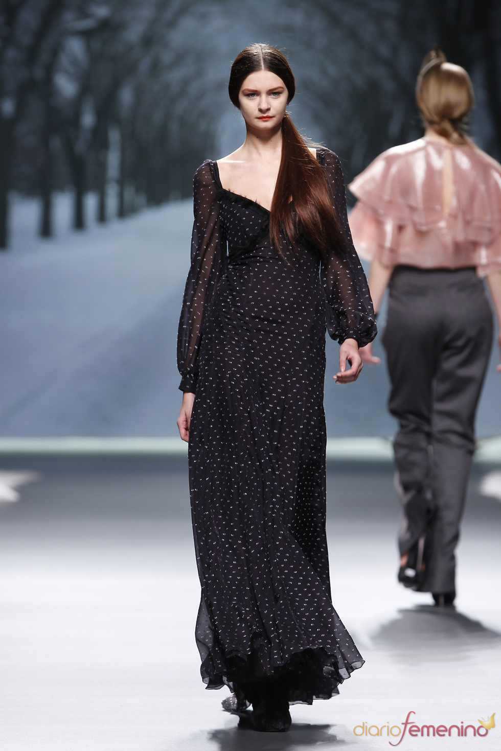 Vestido romántico de Alma Aguilar