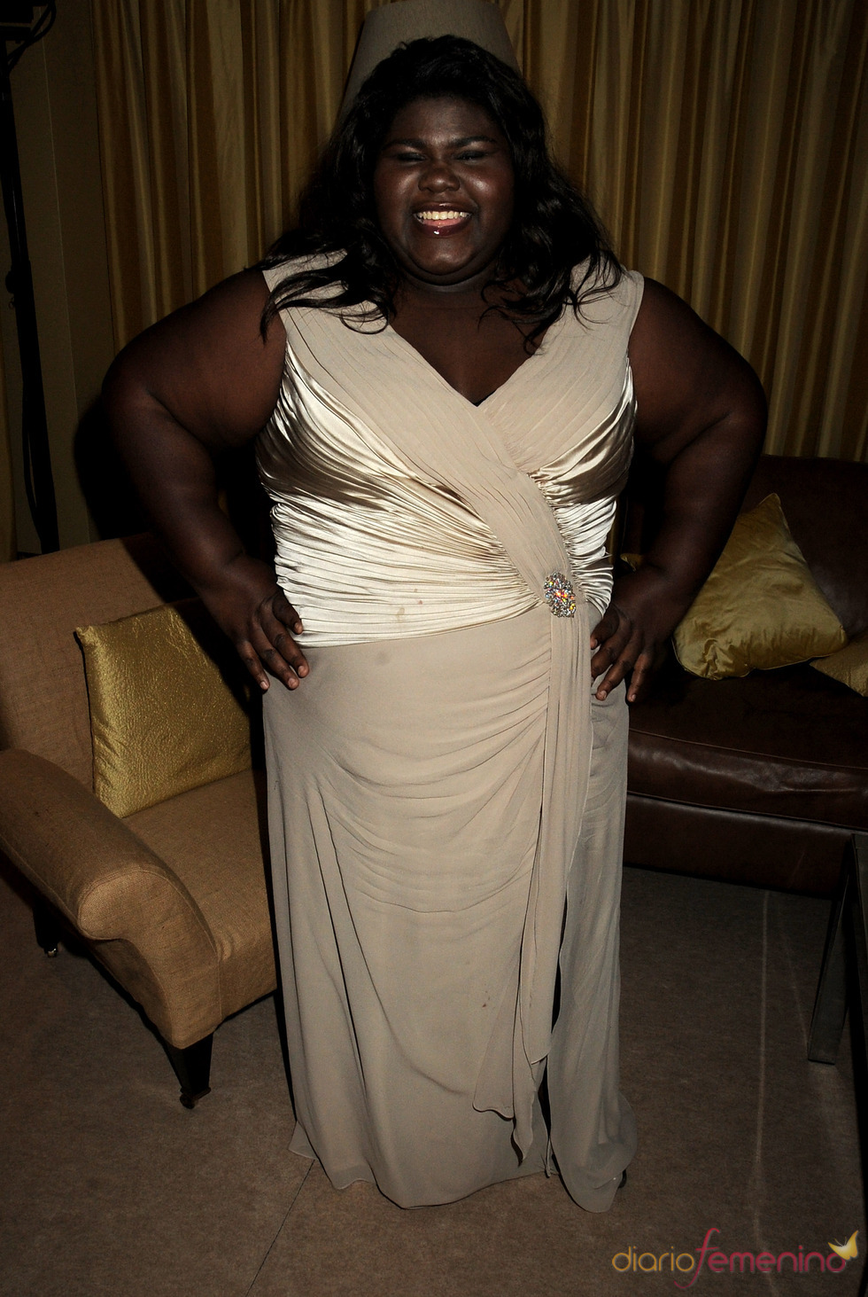 Gabourey Sidibe en los BAFTA 2010
