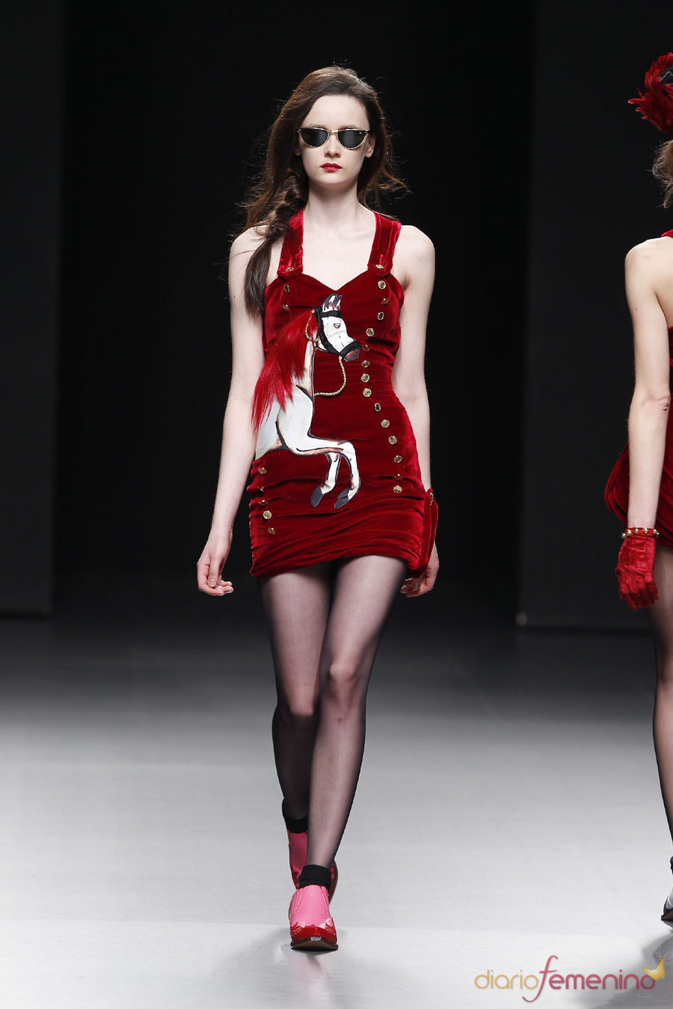 Mini vestido de María Escoté - Cibeles 2010