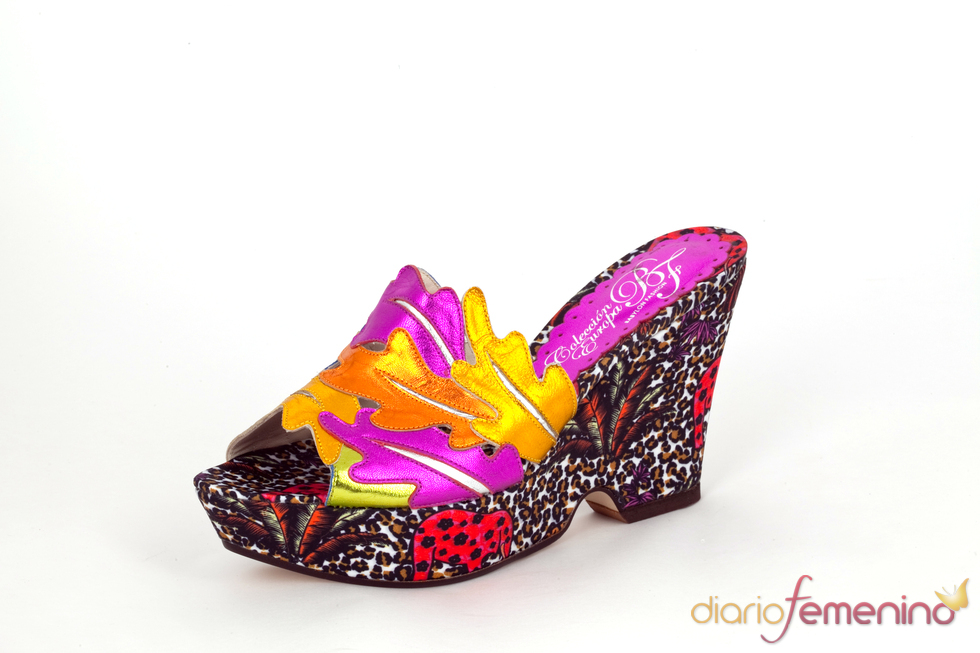 Look Baño: zueco de colores