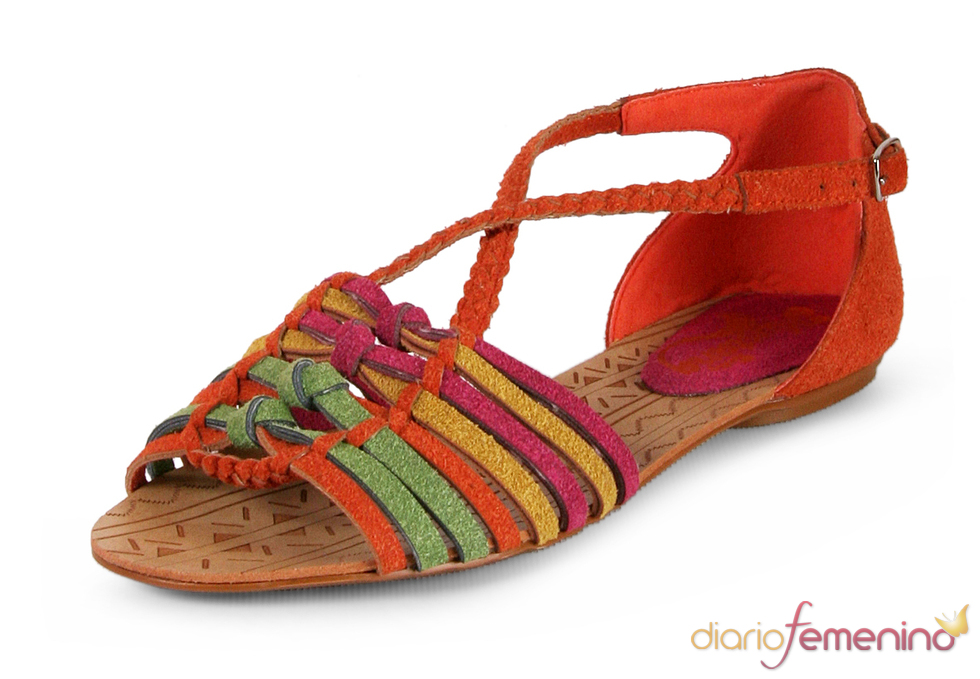 Look Baño: sandalias vivas Look Baño: sandalias vivas