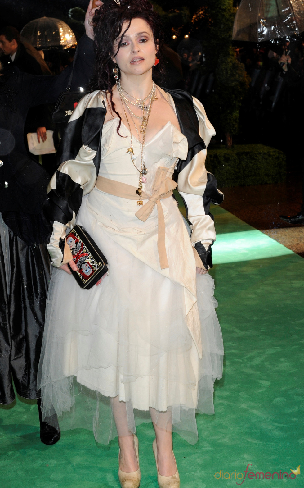 Helena Bonham Carter en la presentación de 'Alice'