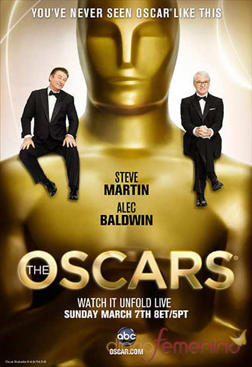 Cartel oficial de la gala de los Oscars 2010