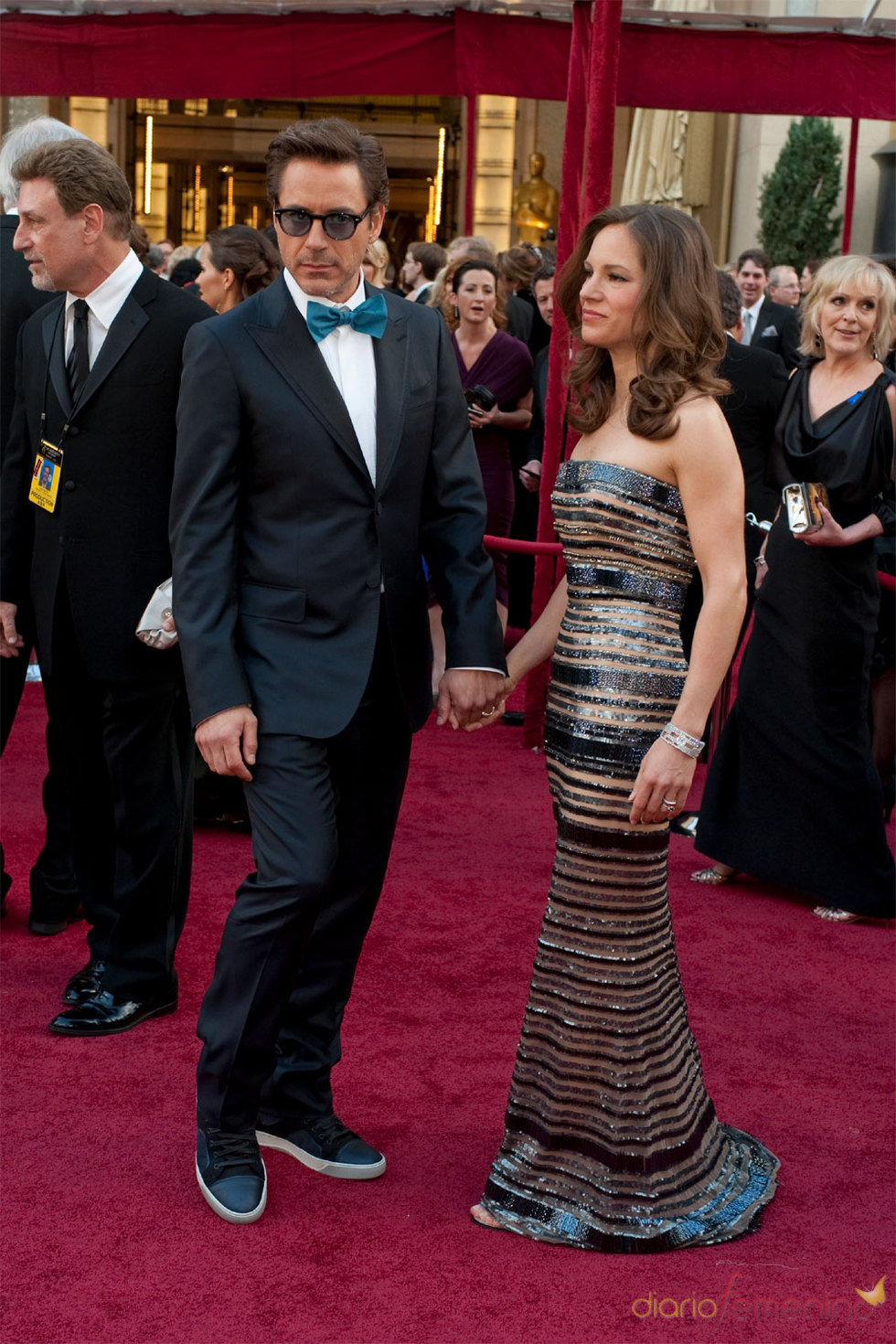 Robert Downey Jr. en la Alfombra Roja de los Oscars 2010