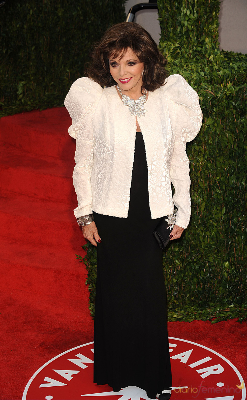 Joan Collins en la fiesta Vanity Fair Oscar 2010