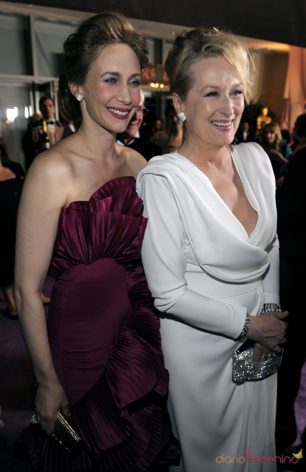 Vera Farmiga y Meryl Streep  en el baile Governors Ball, tras los Oscar 2010