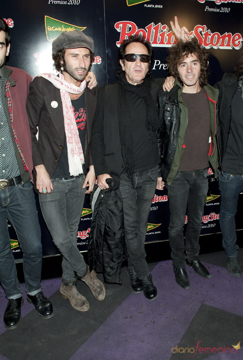 Pereza y Johnny Cifuentes en los Premios Rolling Stone 2010