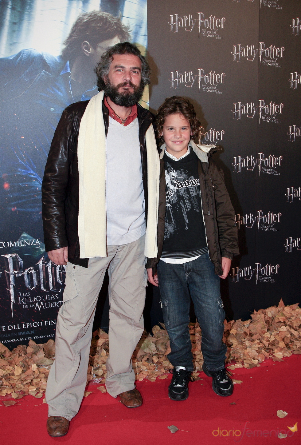 Luis Fernando Alves en el estreno de 'Harry Potter y las reliquias de la muerte'