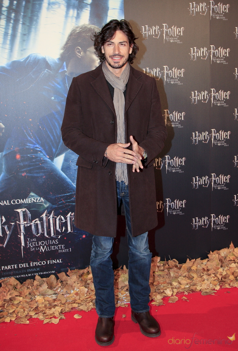 Pablo Martín en el estreno de 'Harry Potter y las reliquias de la muerte'