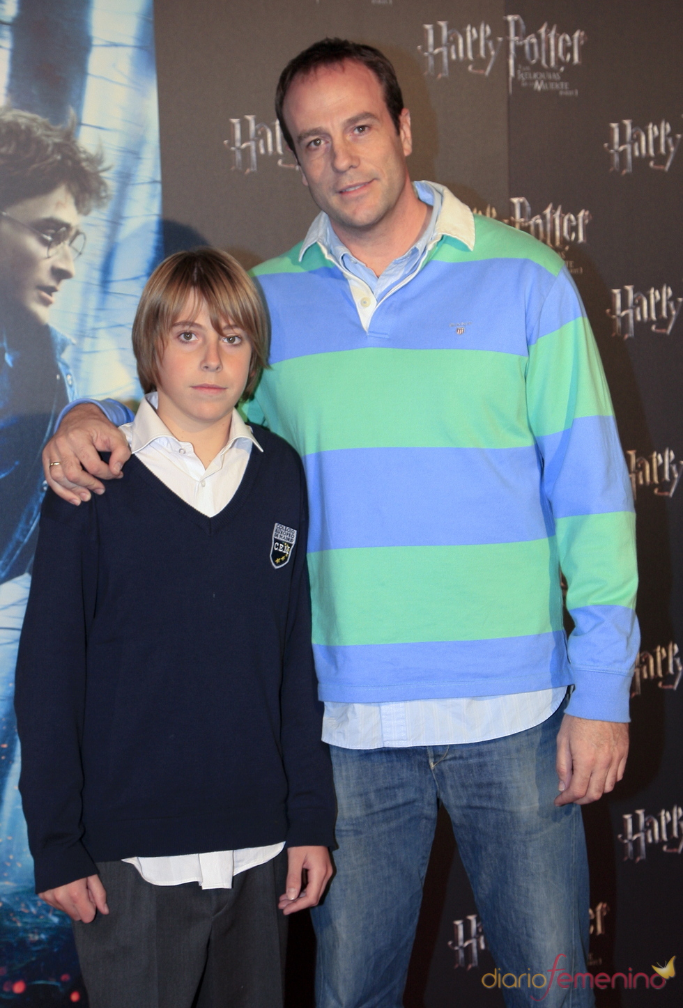 Fran Murcia e hijo, fans de Harry Potter