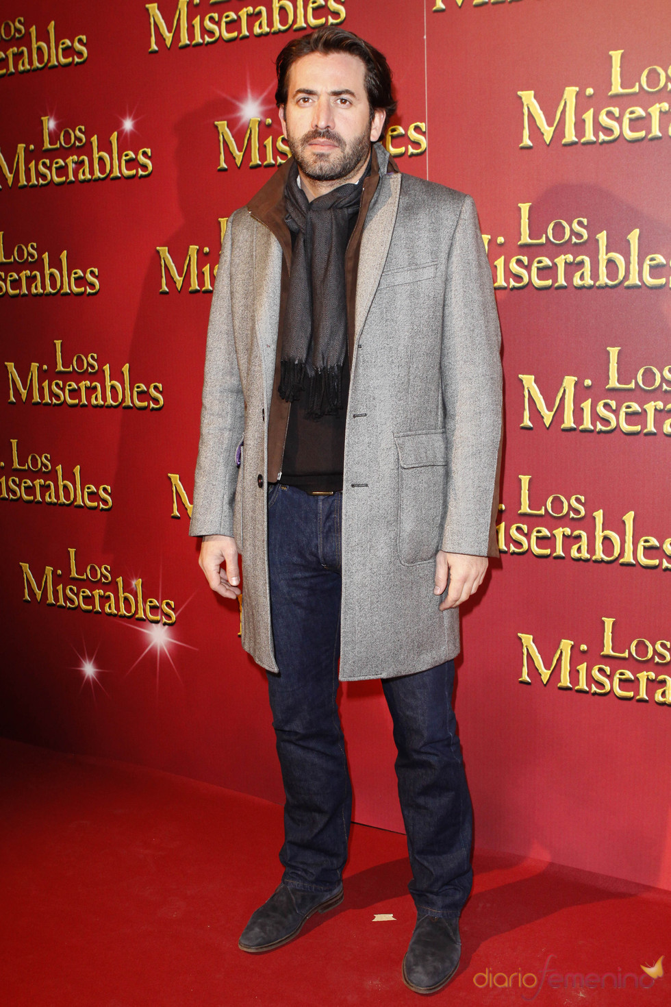 Antonio Garrido acudió al estreno de 'Los Miserables'