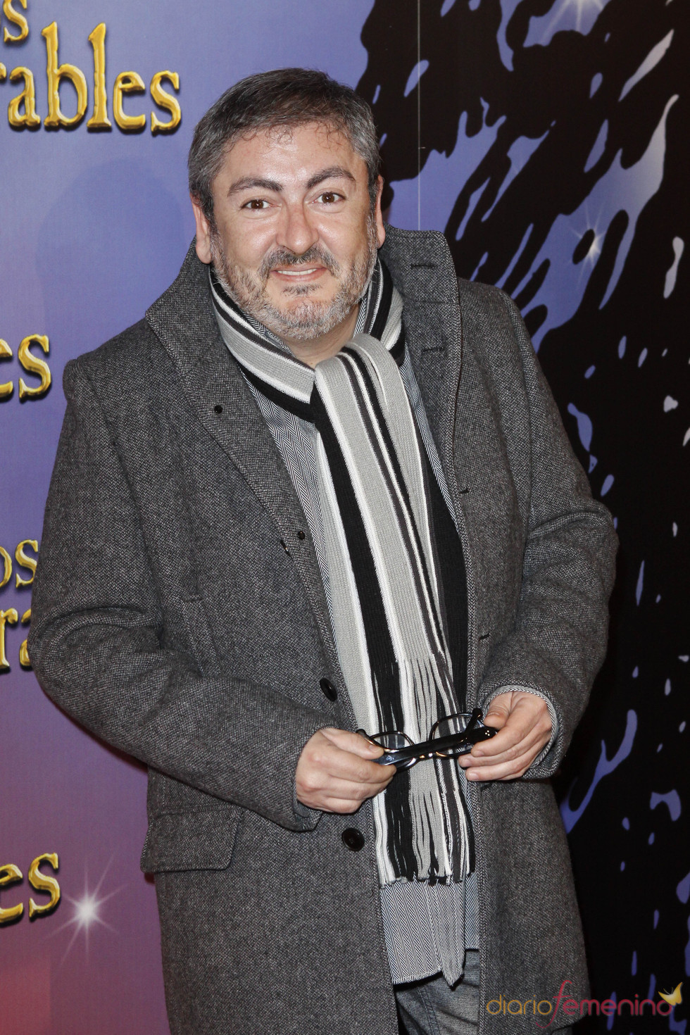 David Muro en la presentación del musical de 'Los Miserables'