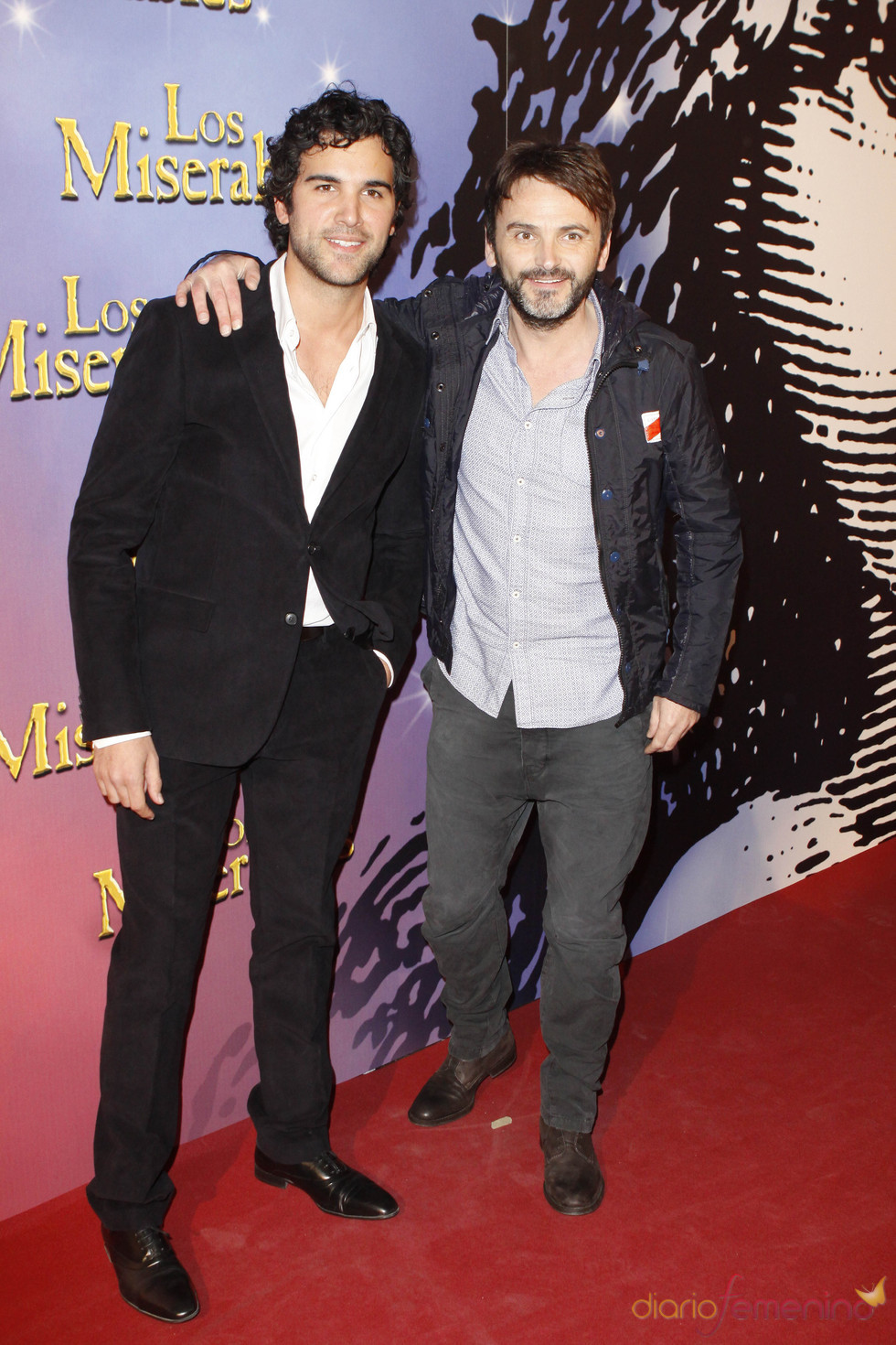 Fernando Tejero y Juan Pablo Di Pace en la presentación de 'Los Miserables'