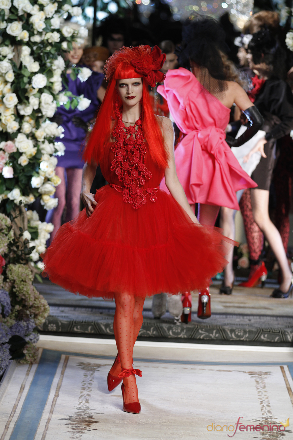 Espectacular vestido rojo de Lavin para H&M