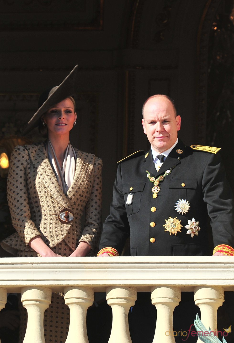 Charlene Wittstock y Alberto de Mónaco el Día del Principado