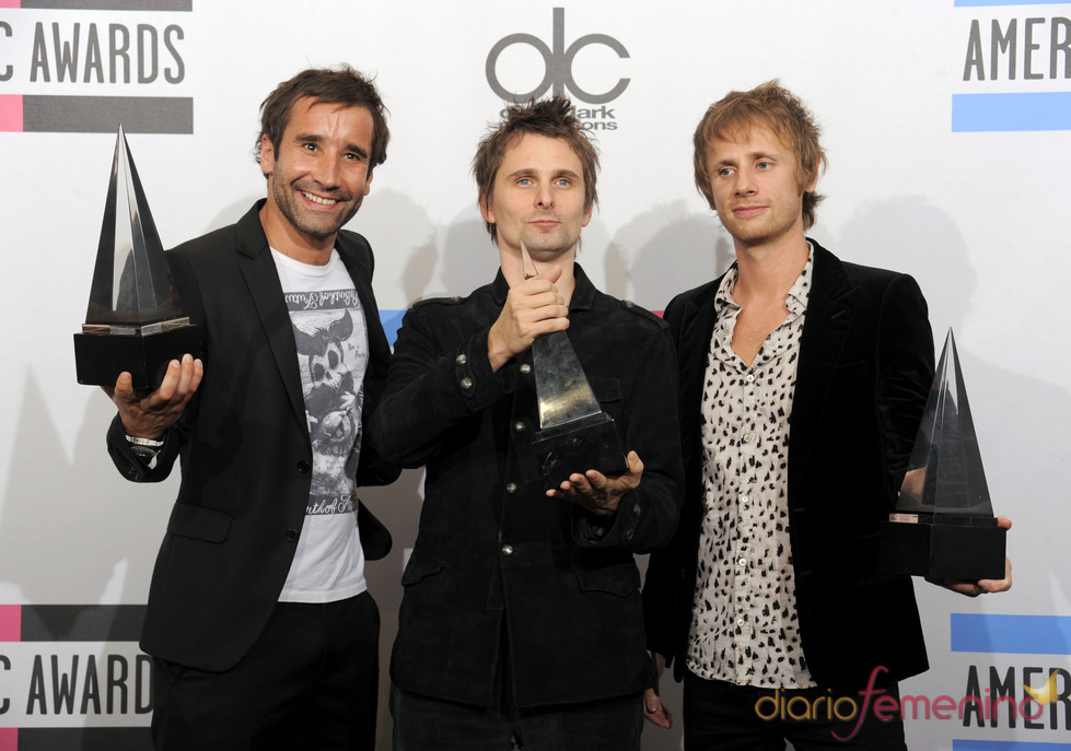 The Band Muse en los American Music Awards 2010