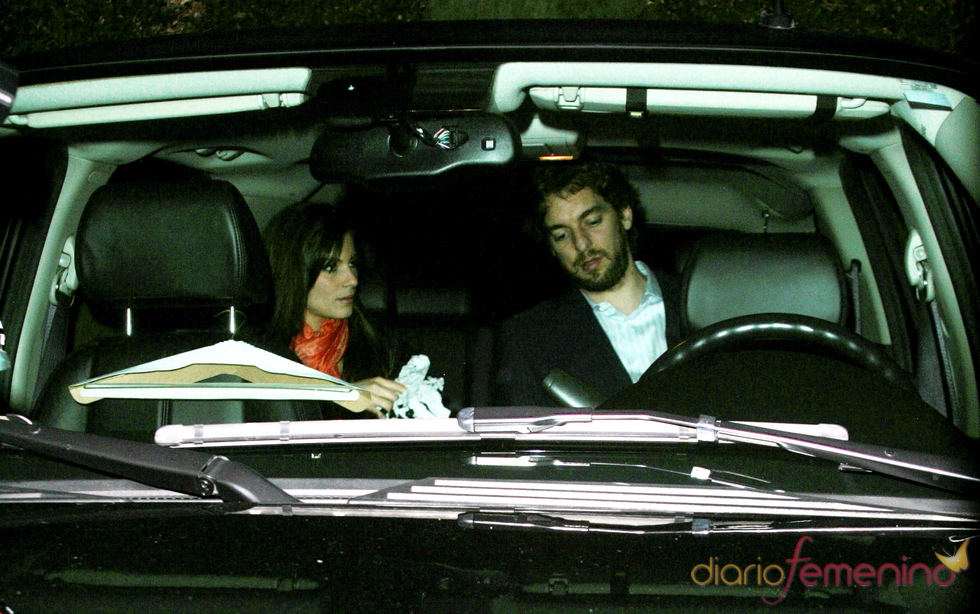 Pau Gasol y Silvia López en Hollwywood