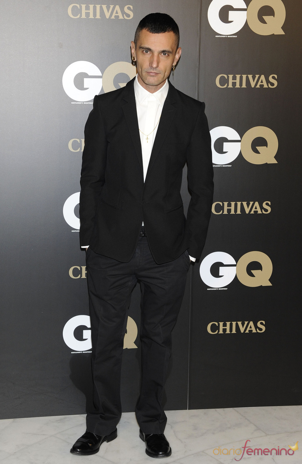 David Delfin en los premios españoles GQ 2010