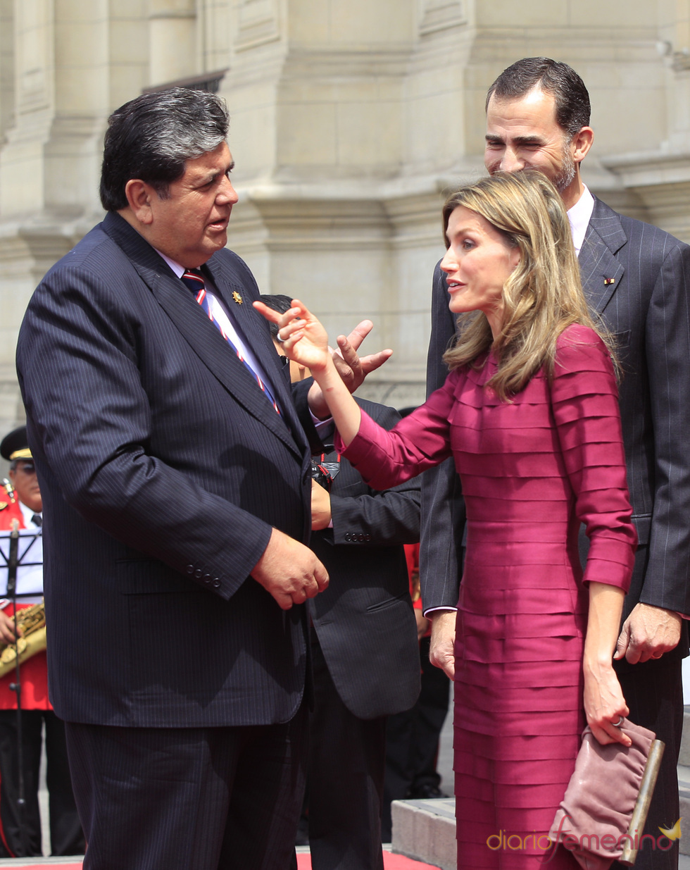 Letizia en su visita oficial a Perú
