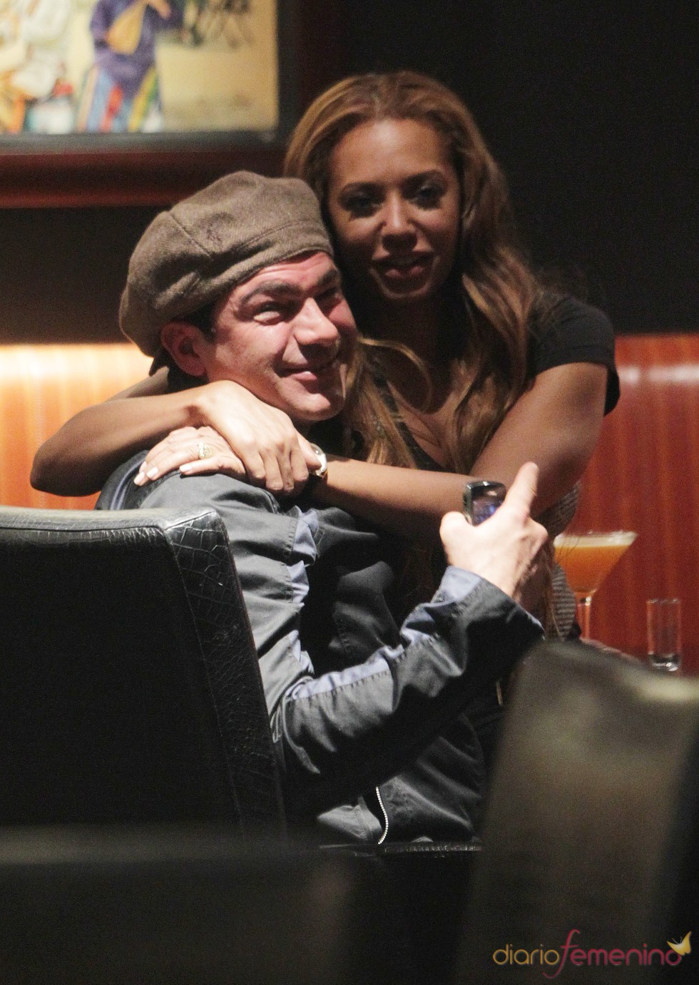 Mel B se divierte con Tamer Hassan