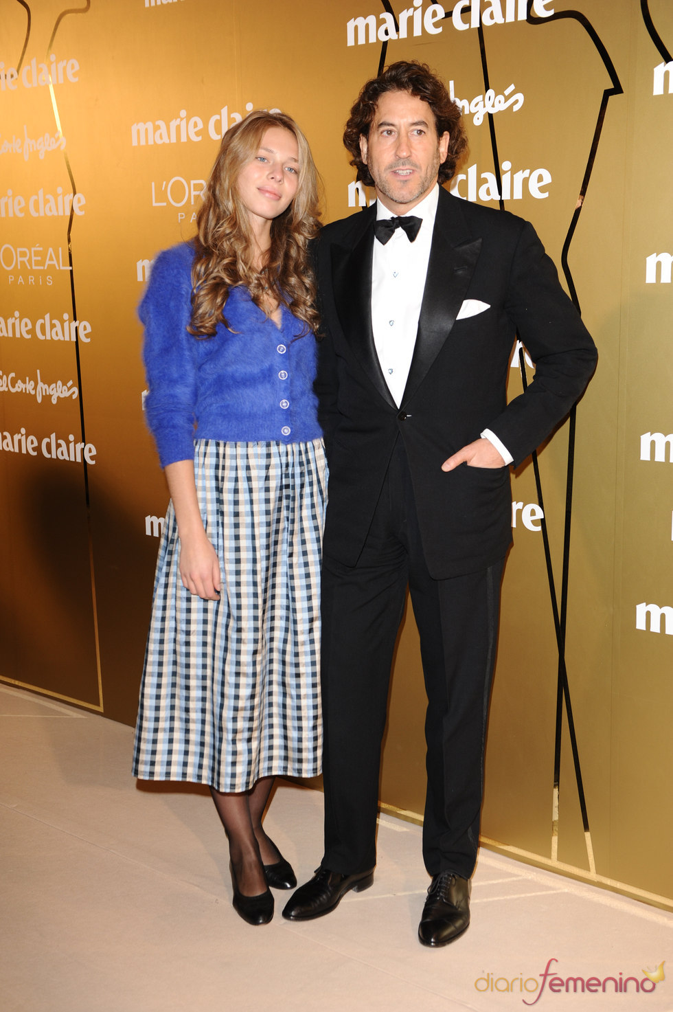 Álvaro de Marichalar y Ekaterina en los Premios Marie Claire 2010