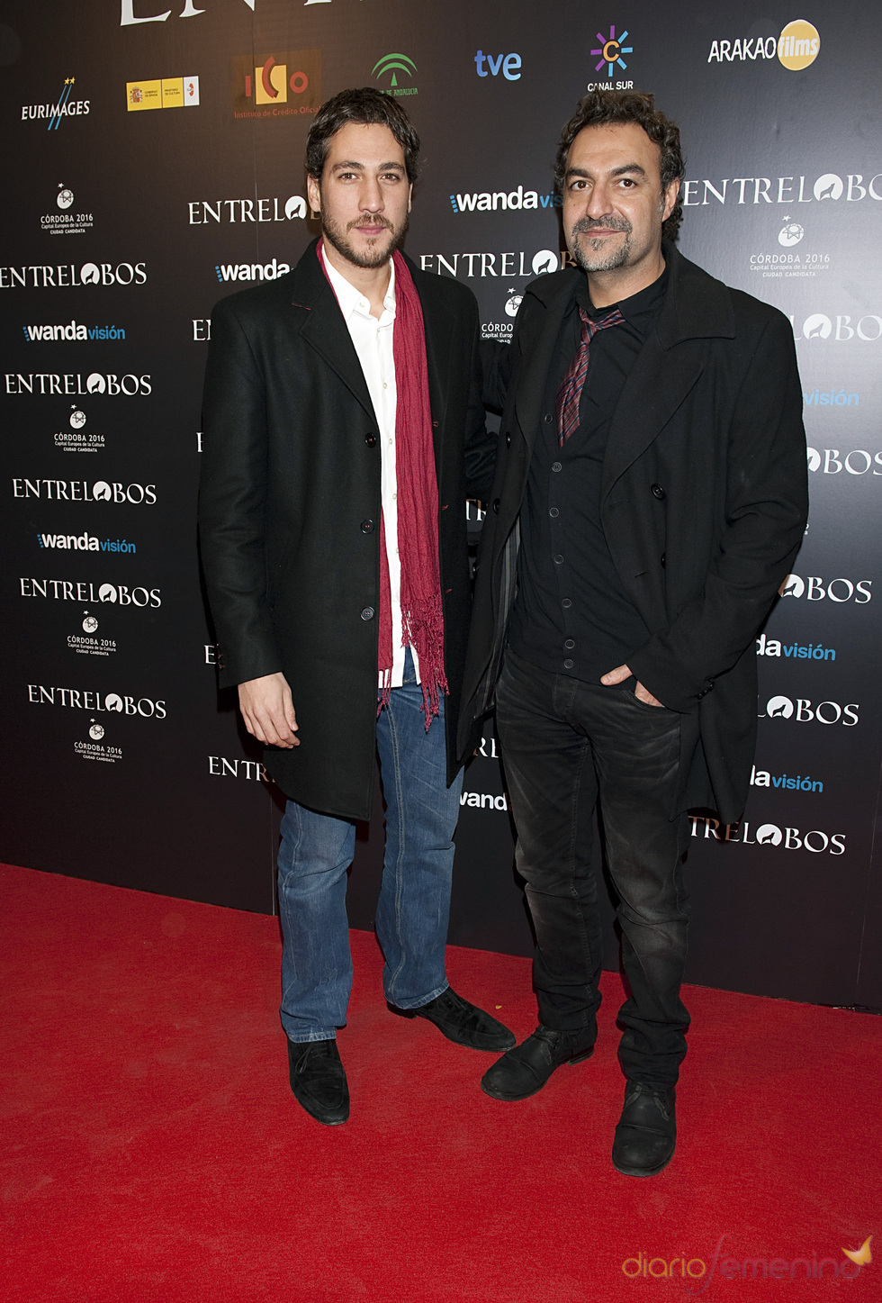 Alberto Amman en el estreno de 'Entrelobos'