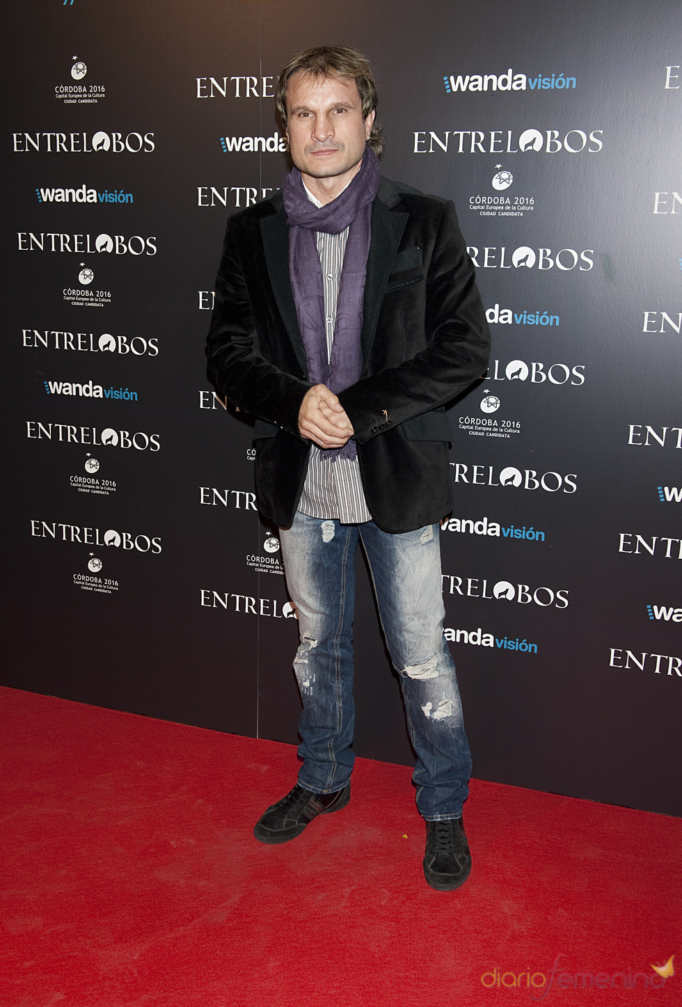Javier Castillejo en el estreno de 'Entrelobos'