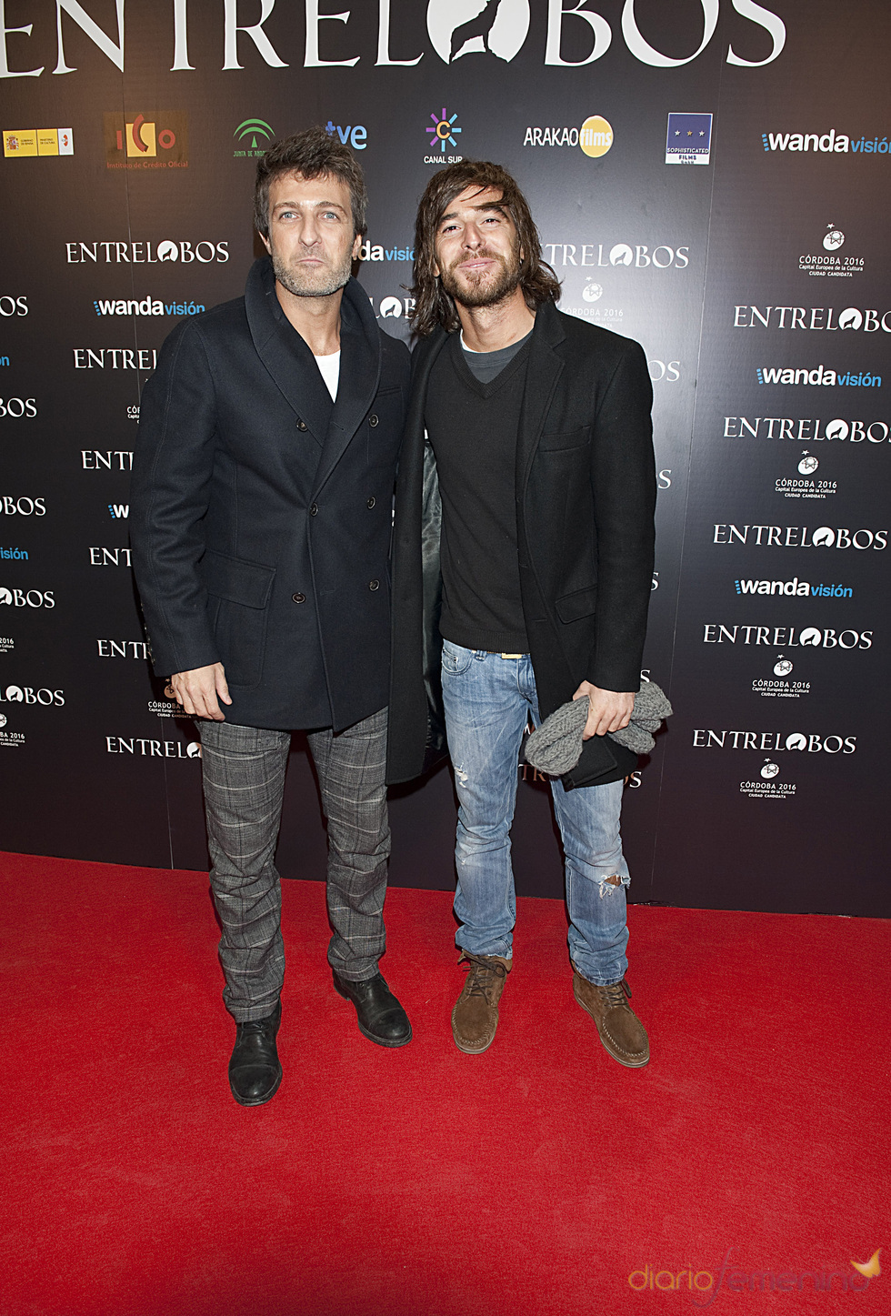 Jesús Olmedo en el estreno de 'Entrelobos'