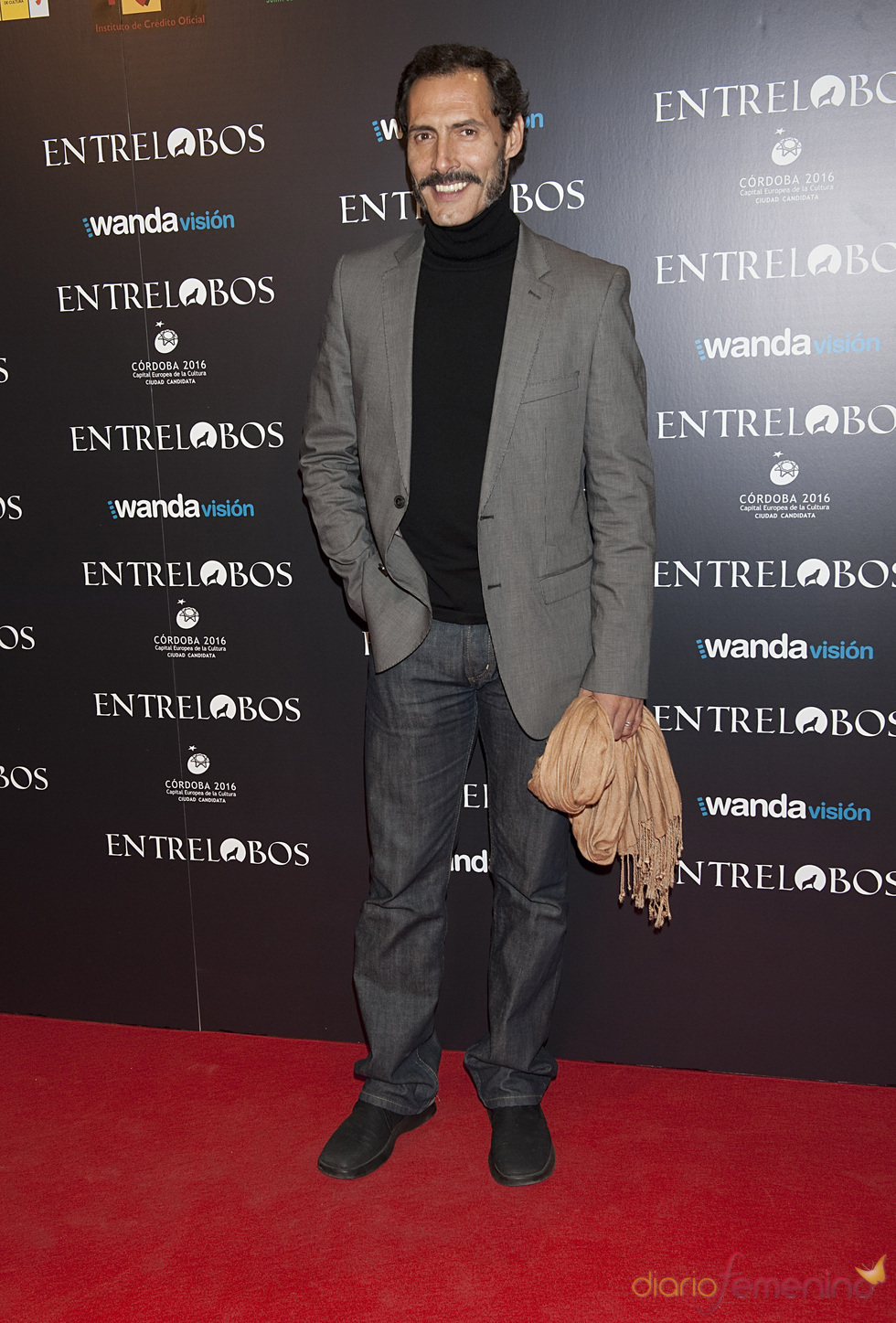 Manuel Bandera en el estreno de 'Entrelobos'