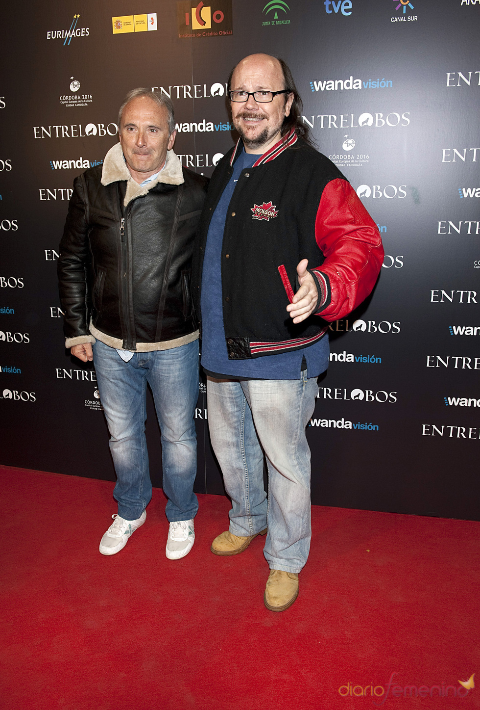 Santiago Segura posa junto a Xavier Deltell