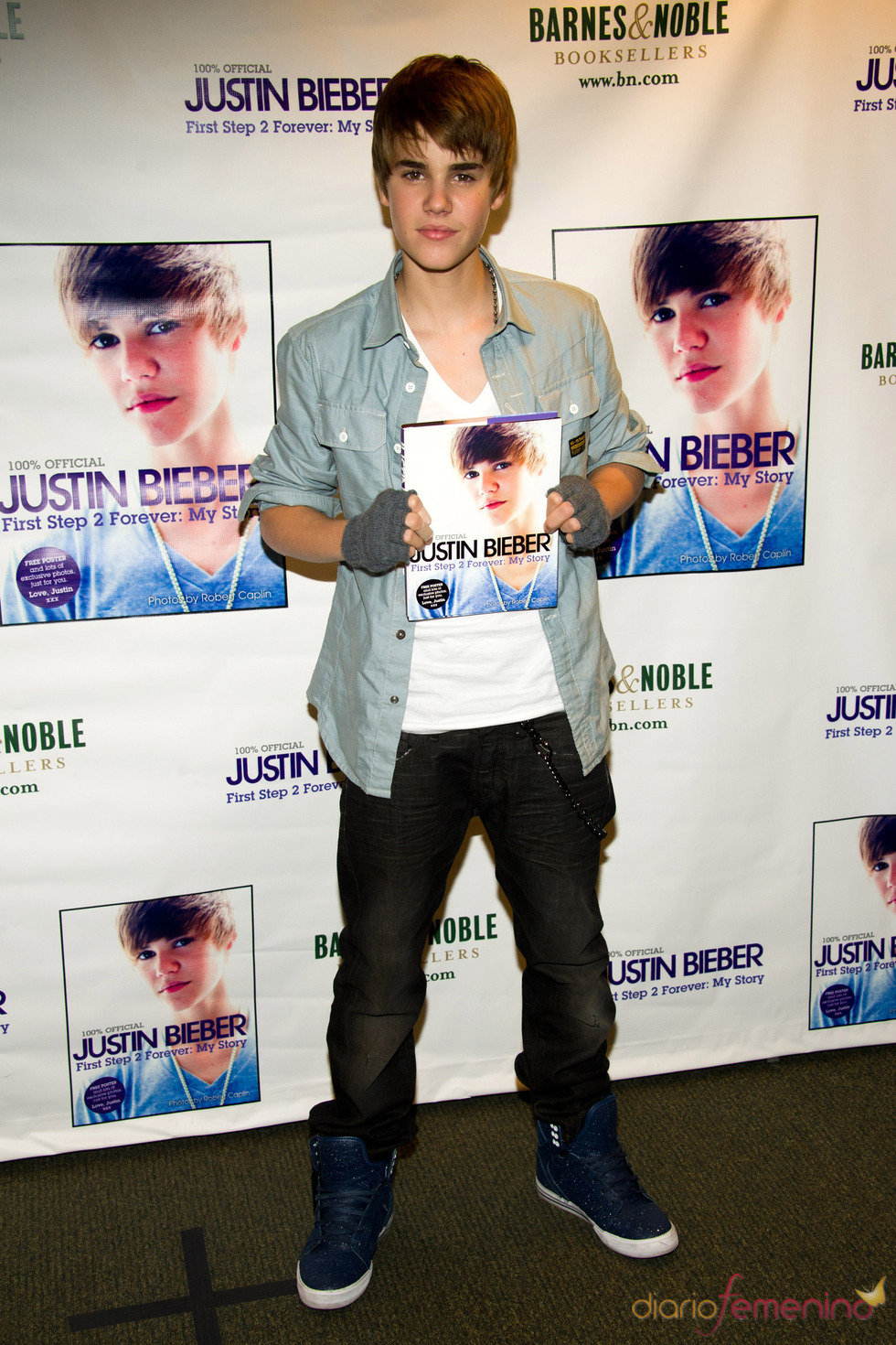 Justin Bieber presenta su libro en Nueva York