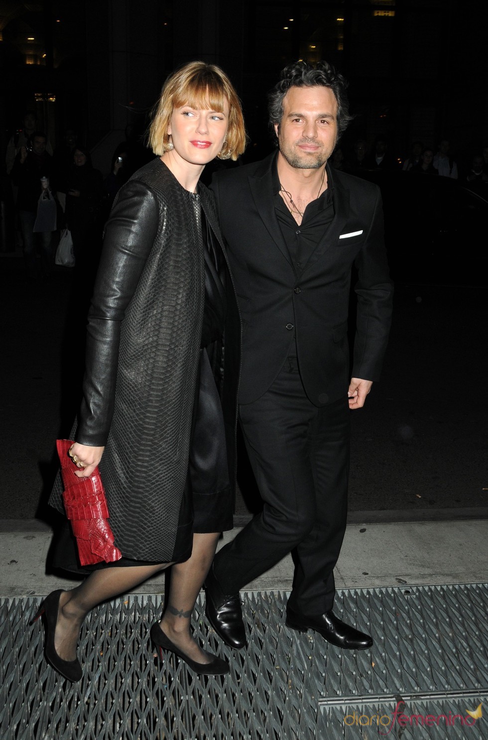 Mark Ruffalo y Sunrise Coigney en los premios Gotham 2010