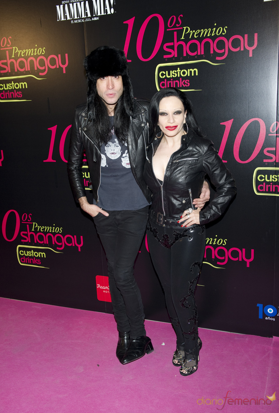 Alaska y Mario Vaquerizo en los Premios Shangay 2010