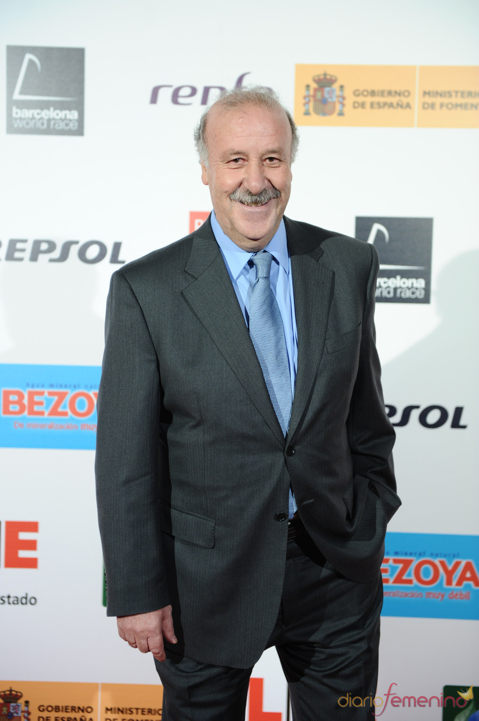 Vicente del Bosque en los Premios As del Deporte 2010