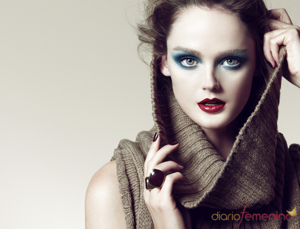 Tonos azules en la nueva línea de maquillaje de Blanco