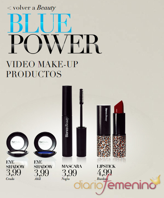 Gama Blue Power de maquillaje Blanco