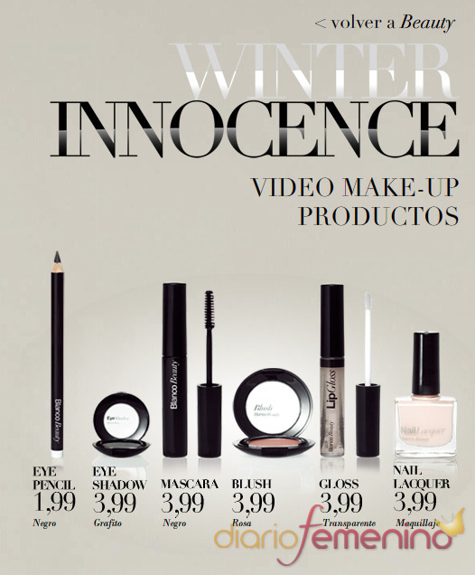 Gama Winter Innocence de maquillaje Blanco