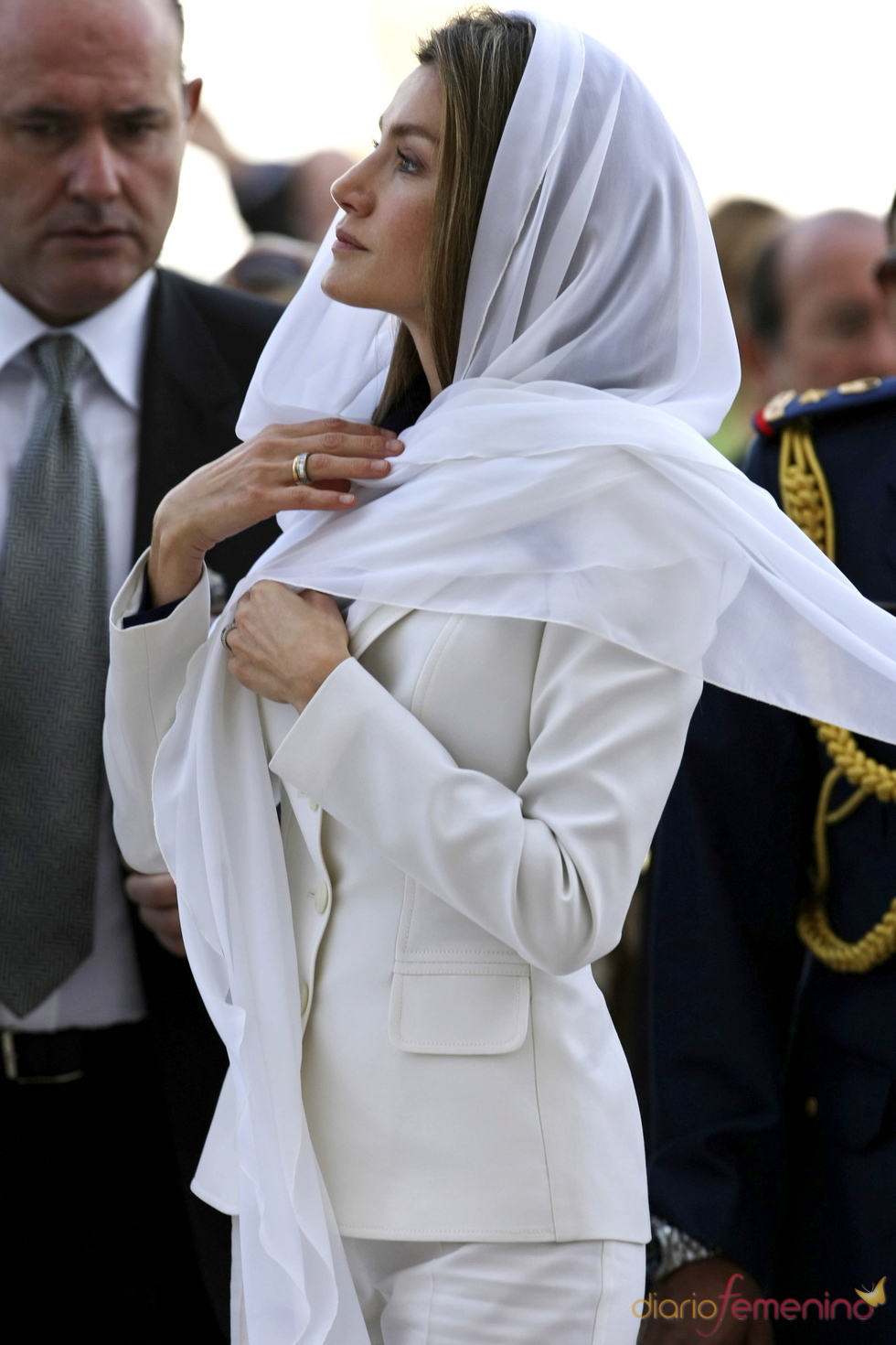 Letizia Ortiz durante su visita a los Emiratos Árabes