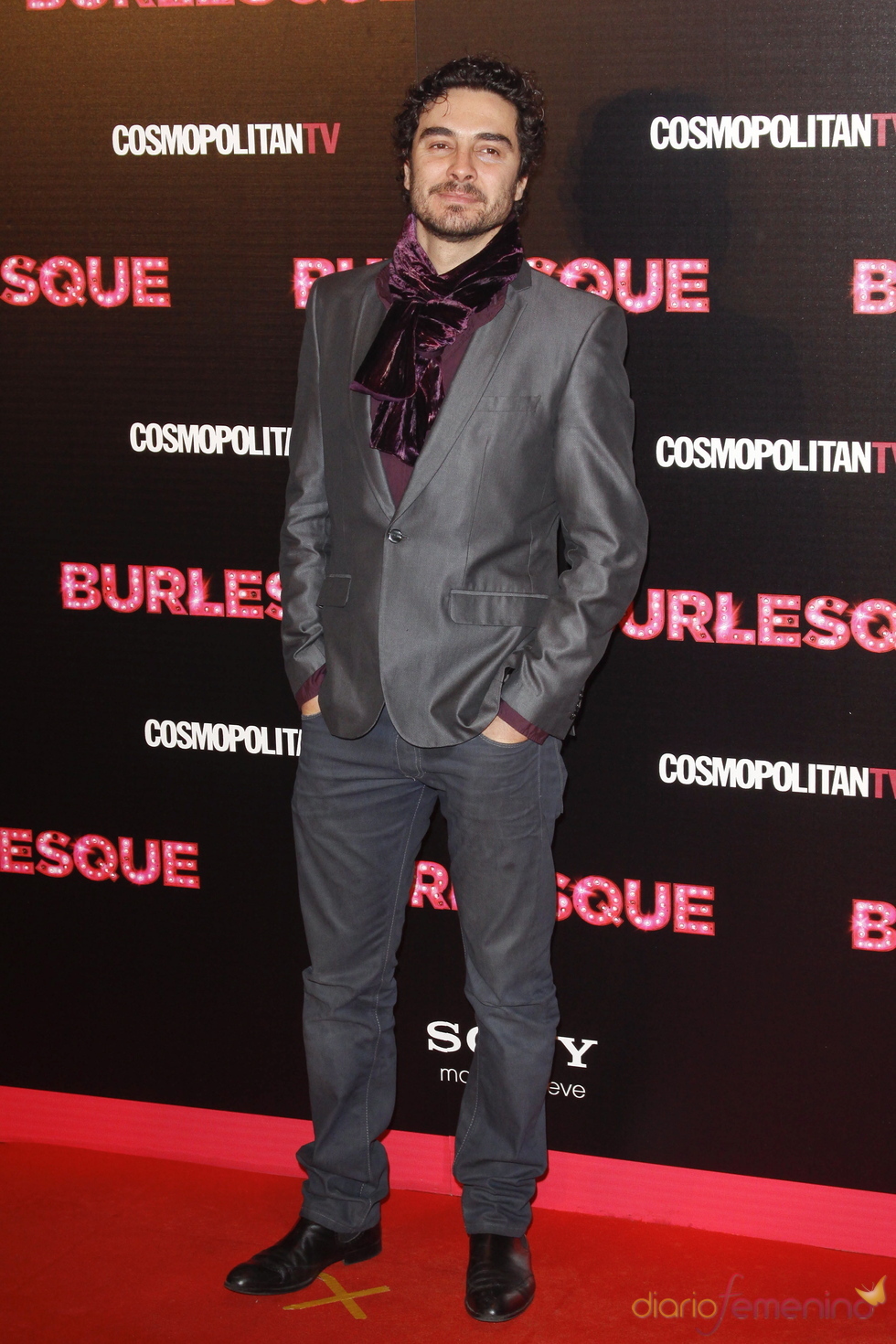 Jose Manuel Seda en la premiere de 'Burlesque' en Madrid