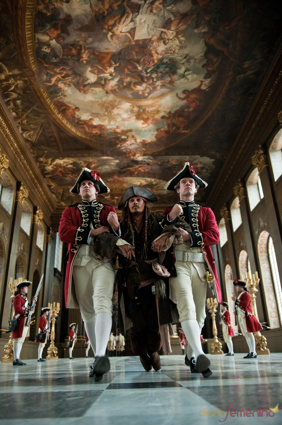 Johnny Depp es el capitán Sparrow en 'Piratas del Caribe 4'