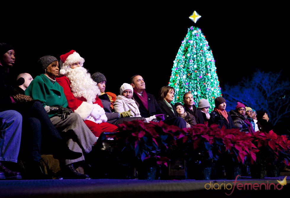 Barack Obama inagura el tradicional Árbol navideño