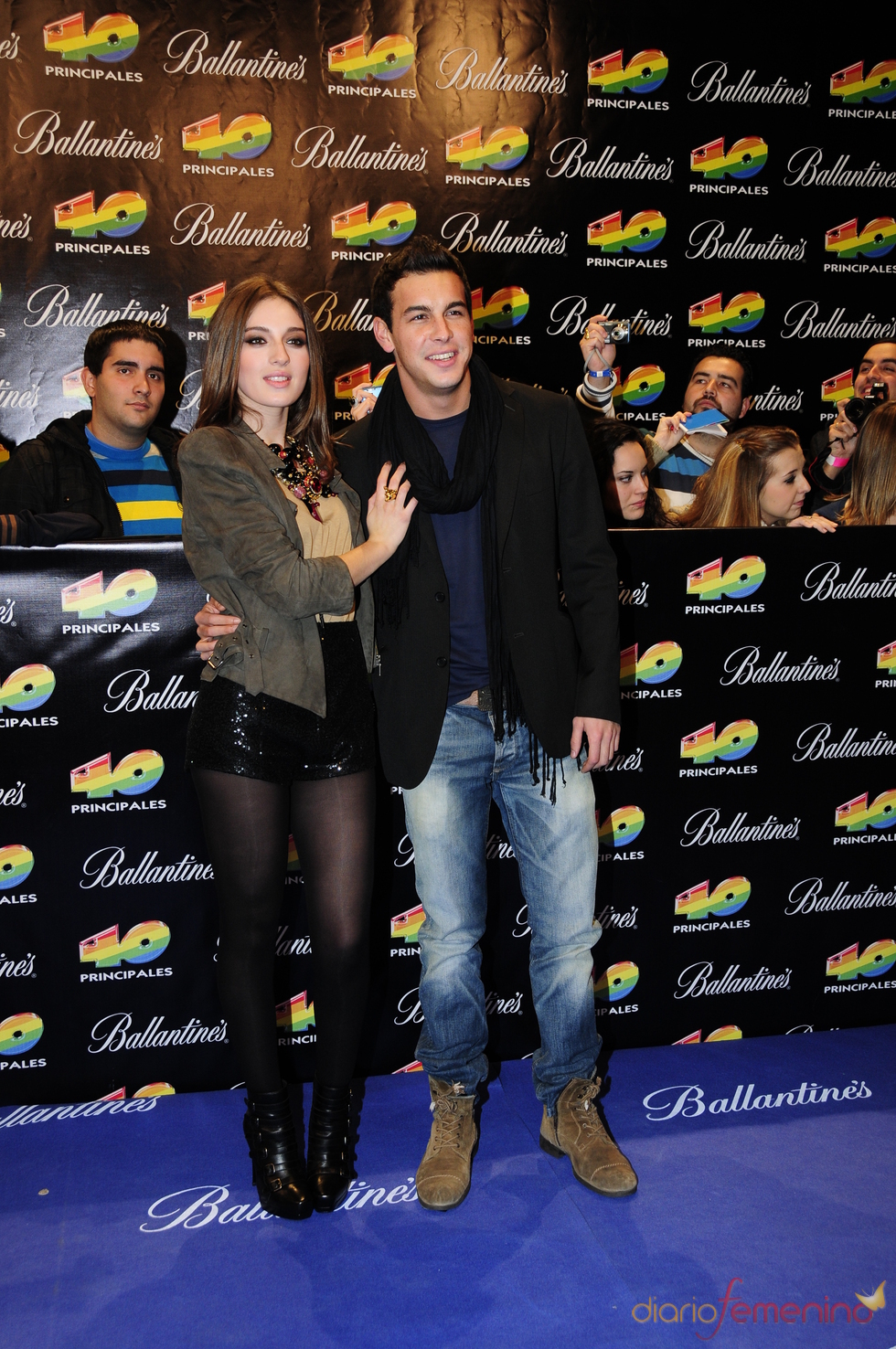 Mario Casas y María Valverde en los Premios 40 Principales 2010
