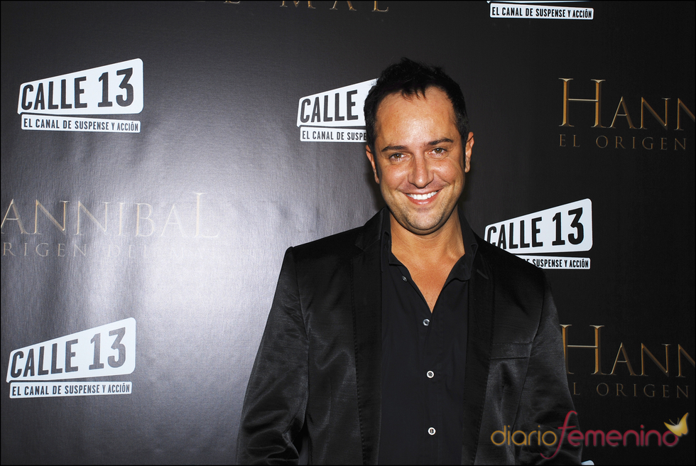 Víctor Sandoval durante la presentación de la película