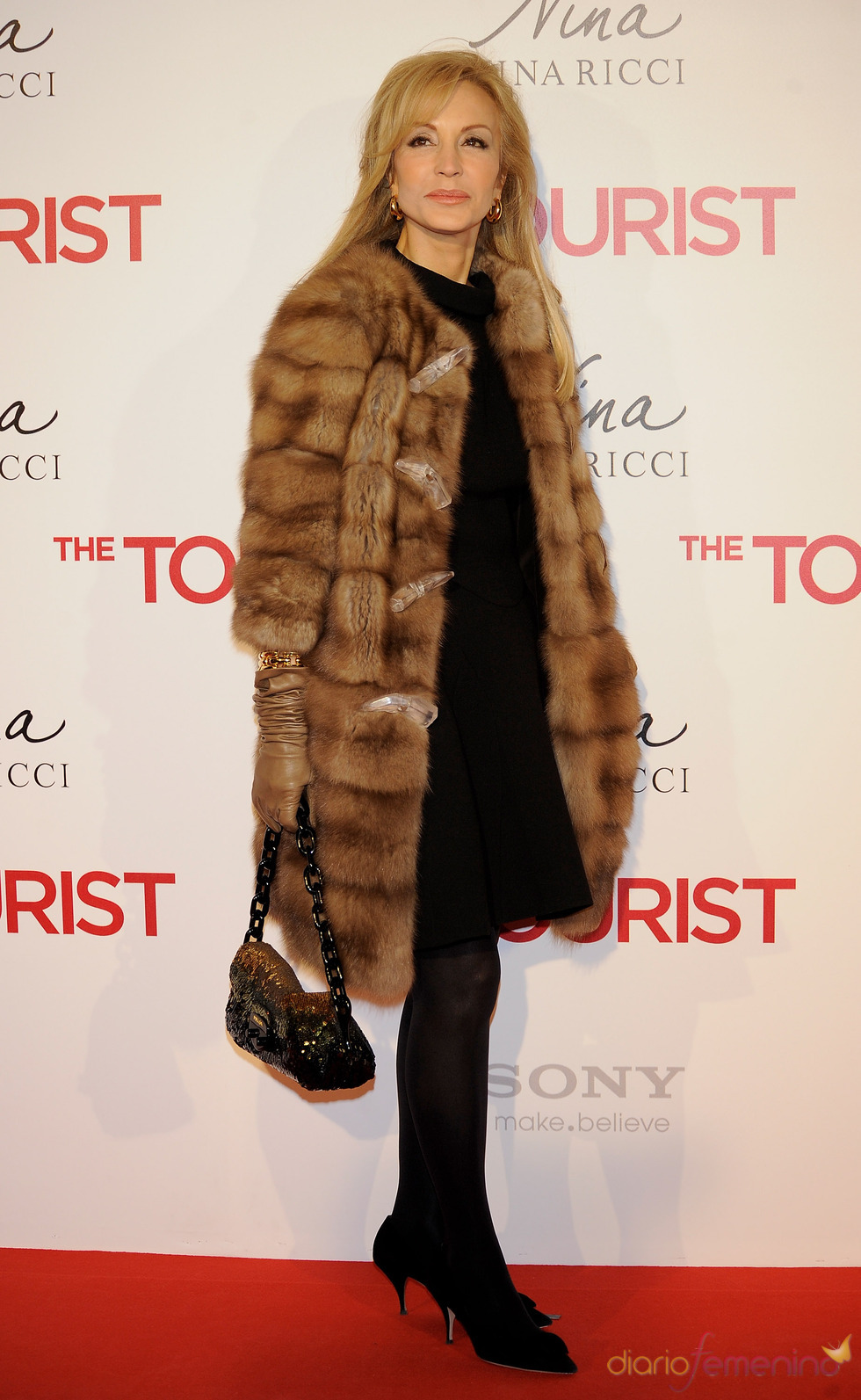 Carmen Lomana en la premiere de 'The Tourist' en Madrid