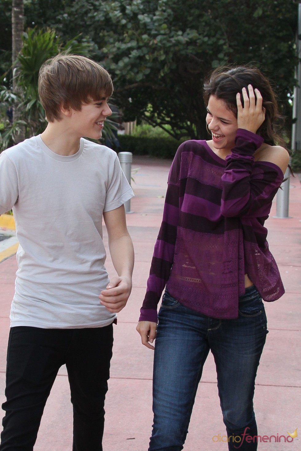 Selena Gomez y Justin Bieber, juntos en Miami